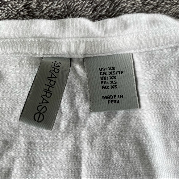 White Distressed Tank XS Paraphrase - Picture 2 of 2